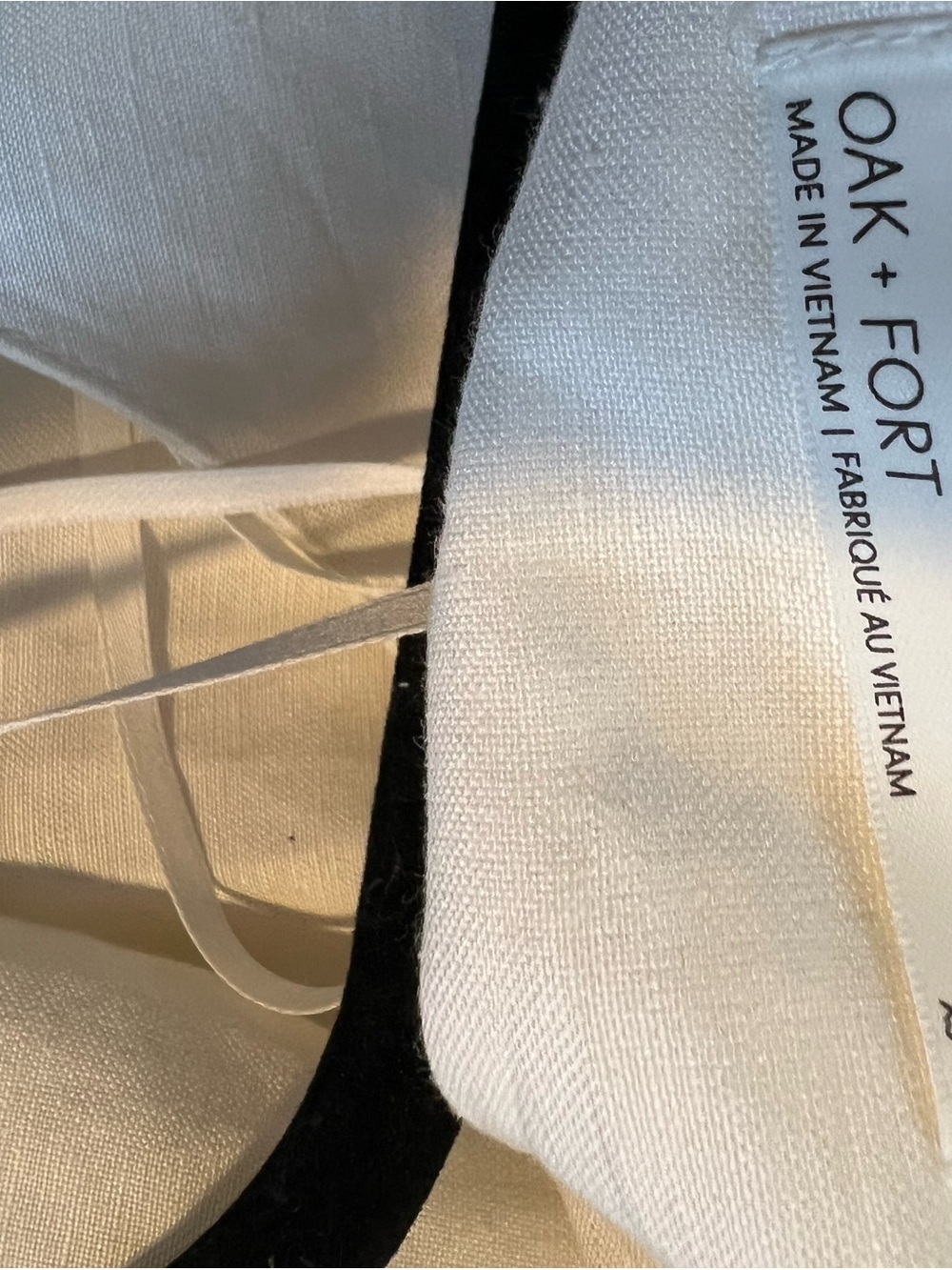 OAK + FORT White Line Halter Dress - Picture 4 of 4